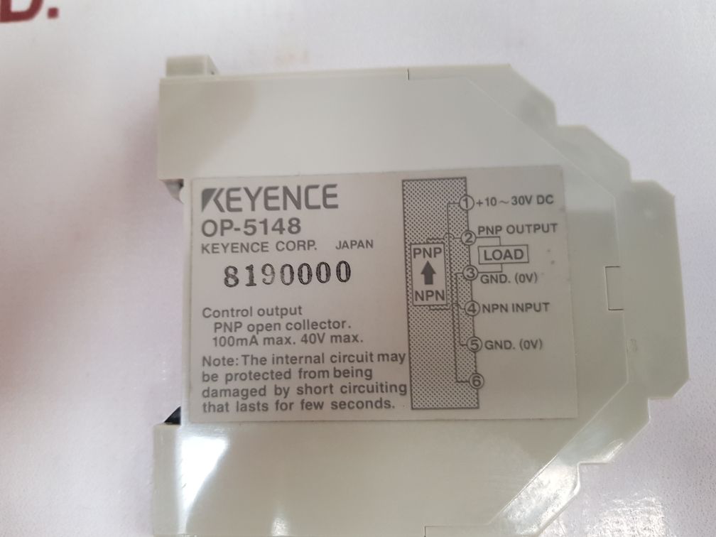 Keyence Op-5148 Pnp Converter
