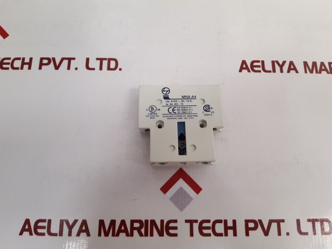 Set Of 2X L&T Mnx-a4 Auxiliary Contact Block