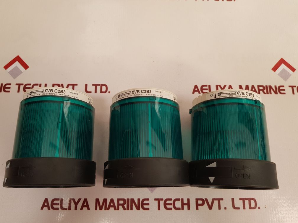 Telemecanique Xvb C2B3 Green Stack Tower Light
