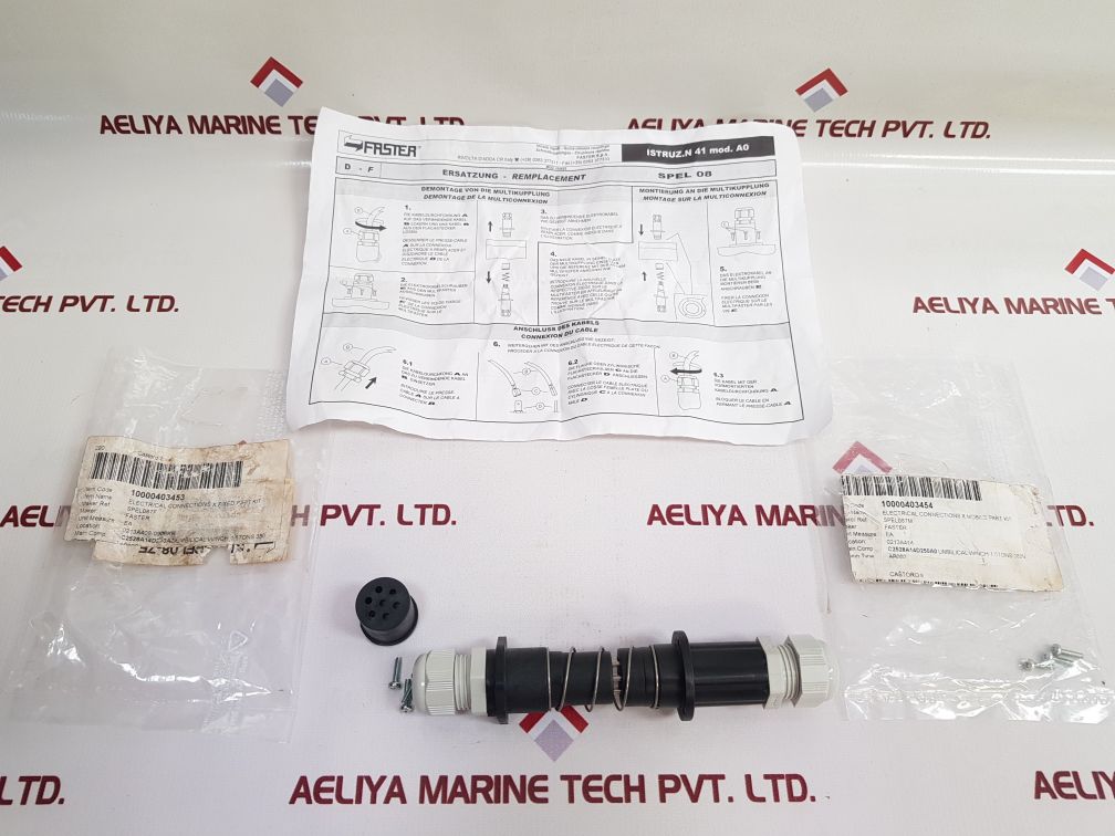 Faster Spel 08 Electrical Connections X Fixed Part Kit New
