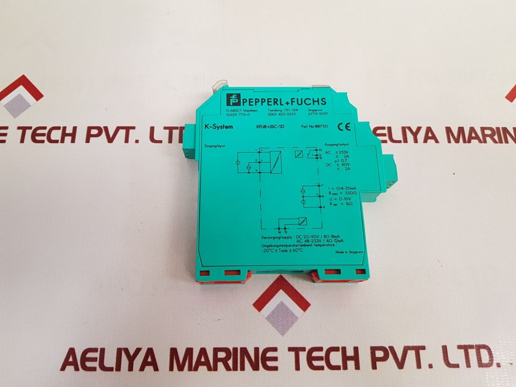 Pepperl+Fuchs Kfu8-usc-1.D Isolating Amplifier
