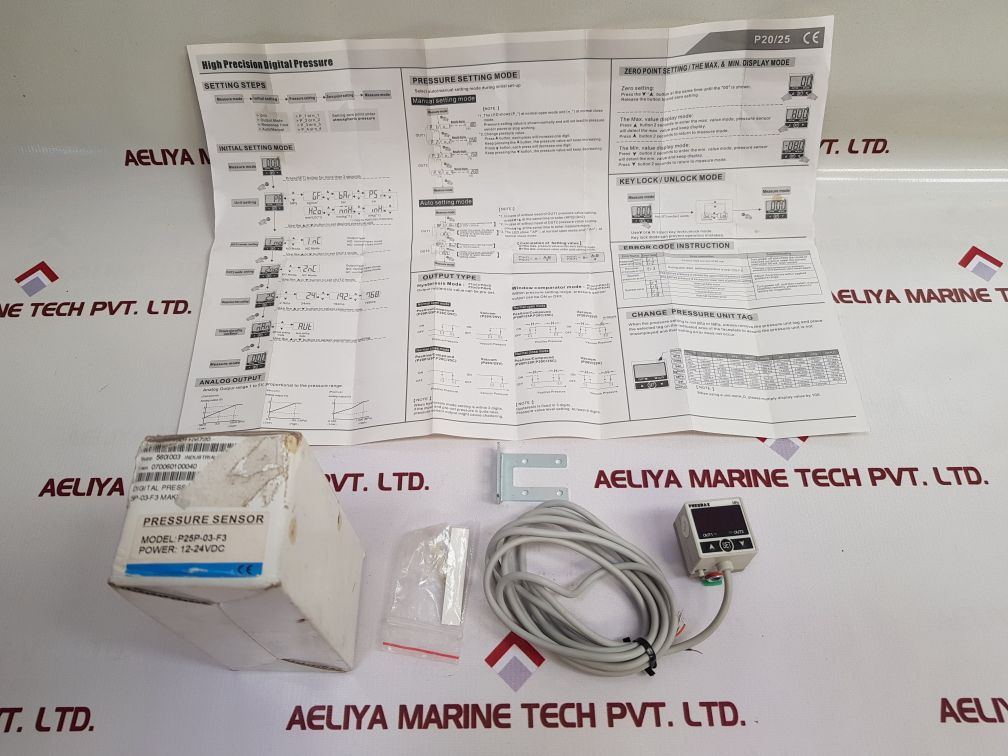 Pneumax P25P-03-f3 Pneumax Pressure Sensor
