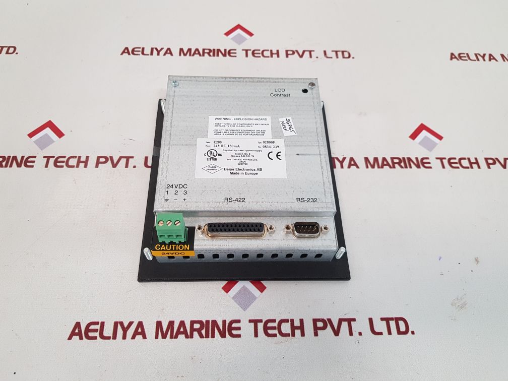 Beijer e200 hmi operator interface keyboard 02800f 
