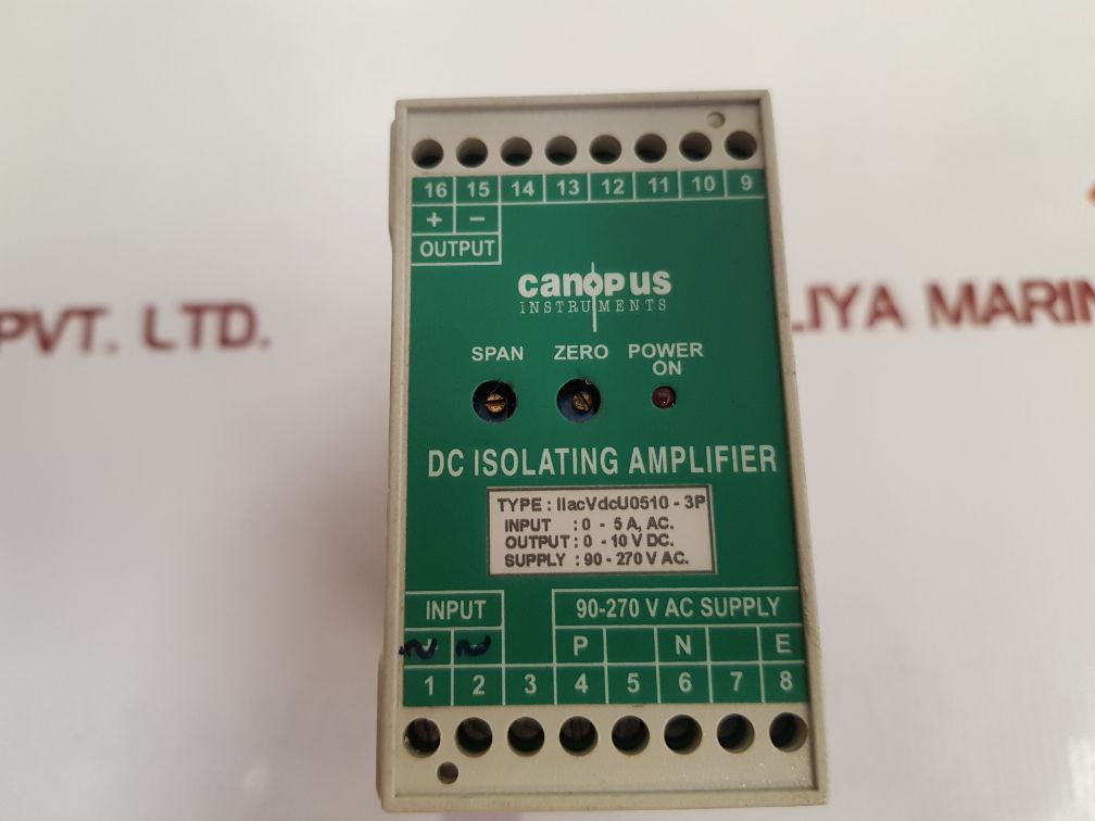Canopus Iiacvdcu0510-3P Dc Isolating Amplifier