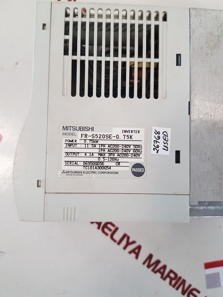 Mitsubishi fr-s520se-0.75k inverter freqrol-s500