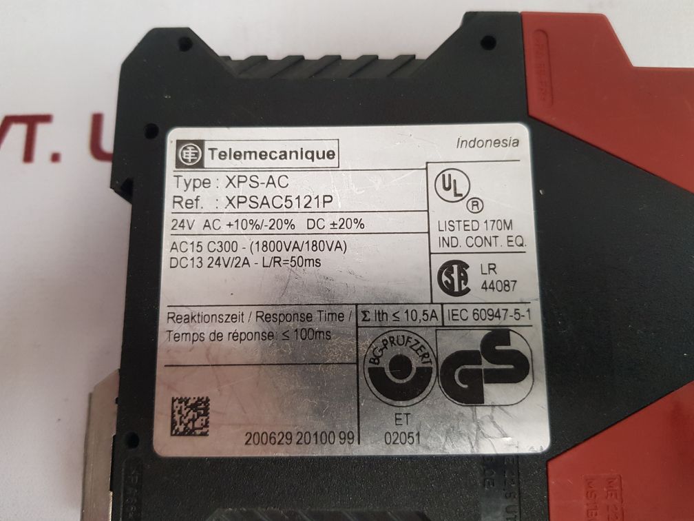 Telemecanique Xps-ac Preventa Safety Relay