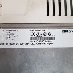 Abb acs800-04-0020-5+ j400+k454+l502+l509+p901+q950