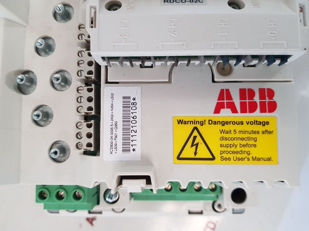 Abb acs800-04-0006-5+j400+ k454+l502+l509+p901+q950 