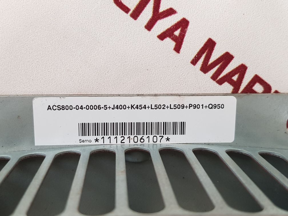Abb acs800-04-0006-5+j400+ k454+l502+l509+p901+q950 