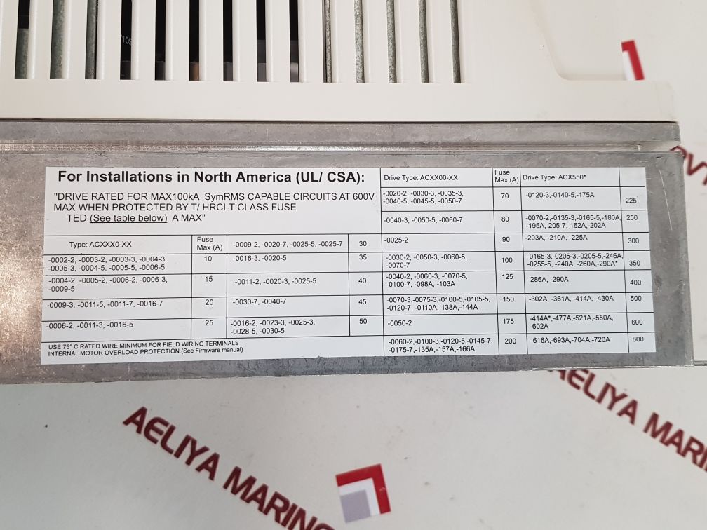 Abb acs800-04-0006-5+j400+ k454+l502+l509+p901+q950 