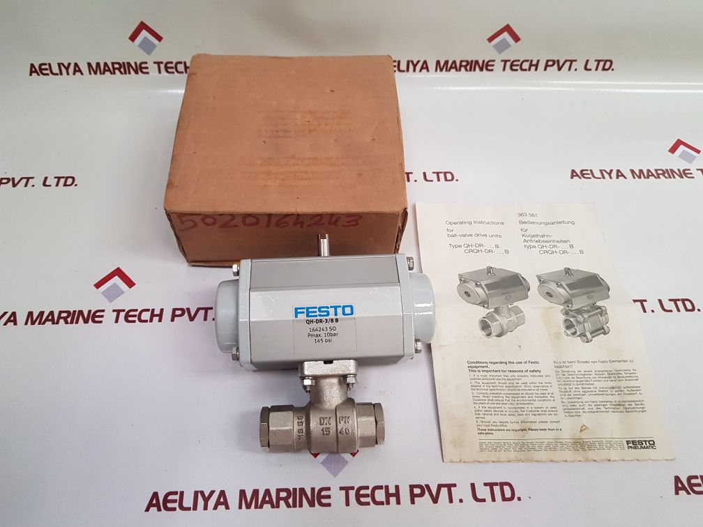Festo Qh-dr-3/8B Ball-valve Drive Unit