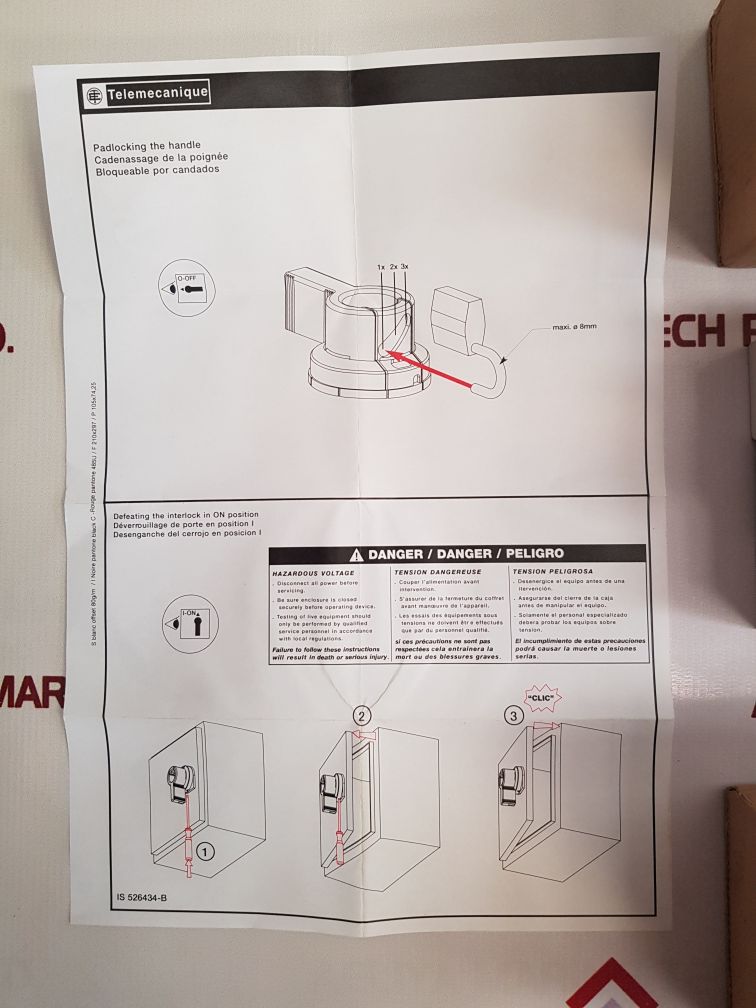 Telemecanique Gs1 Dd3 Disconnector Switch