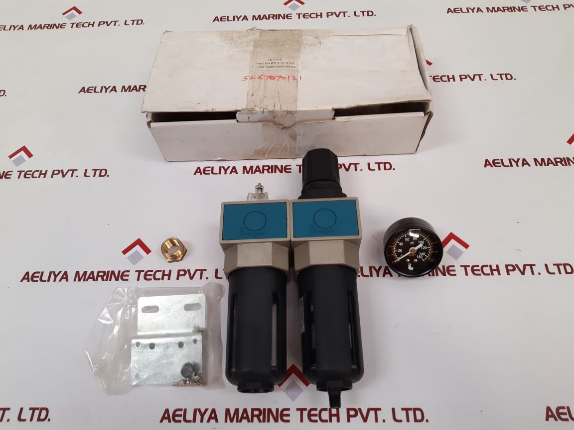 Legris 6707 01 21In Filter Regulator Lubricator
