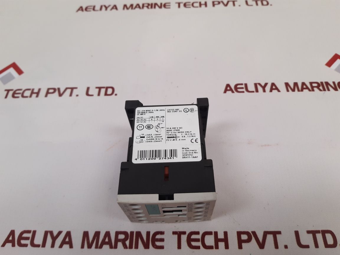 Siemens 3Rh1140-1Bb40 Contactor Relay
