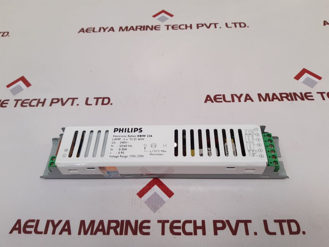 Philips Ebw 236 Electronic Ballast Ebw 236
