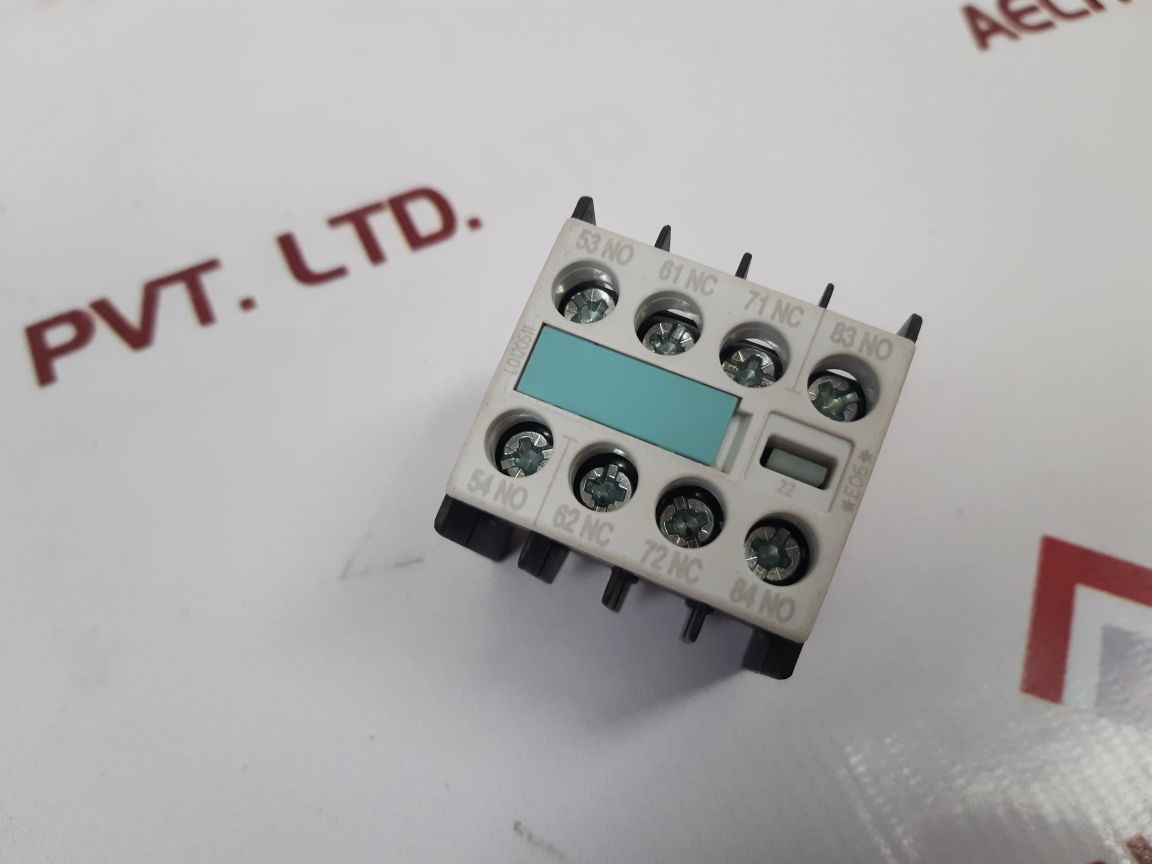 Siemens 3Rh1911-1Fa22 Auxiliary Switch Block
