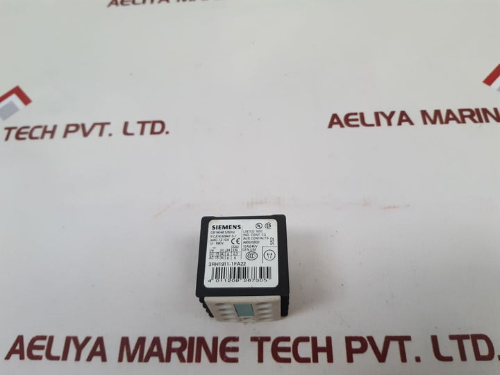 Siemens 3Rh1911-1Fa22 Auxiliary Switch Block
