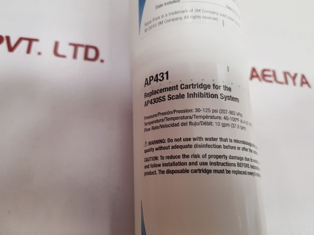 3M Purification Ap431 Whole House Scale Inhibition Water Cartridge