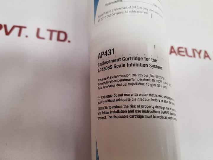 3M Purification Ap431 Whole House Scale Inhibition Water Cartridge