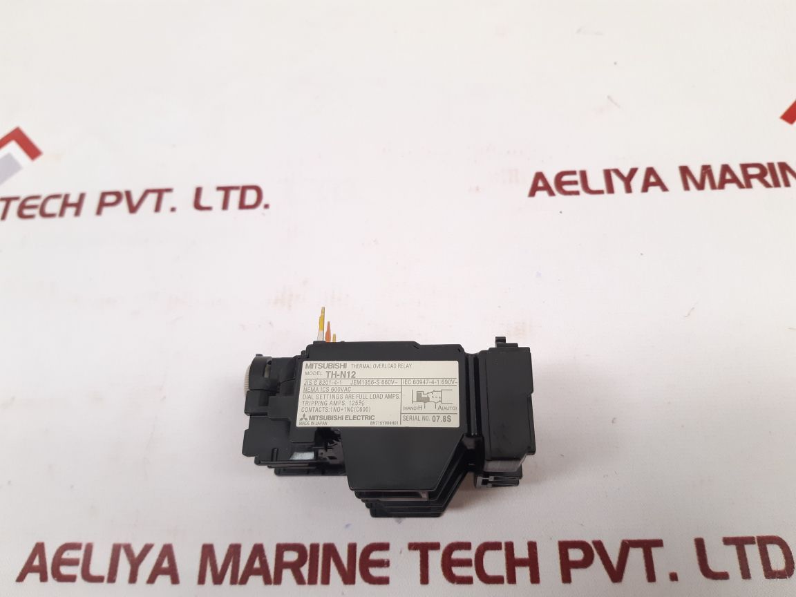 Mitsubishi Th-n12 Thermal Overload Relay

