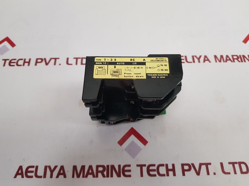 Togami-electric T-35 Thermal Overload Relay