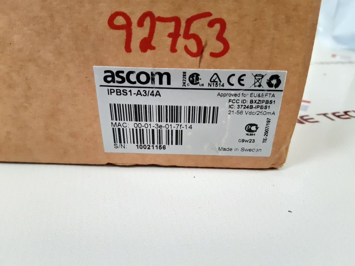 Ascom Ipbs1-a3/4A Base Station
