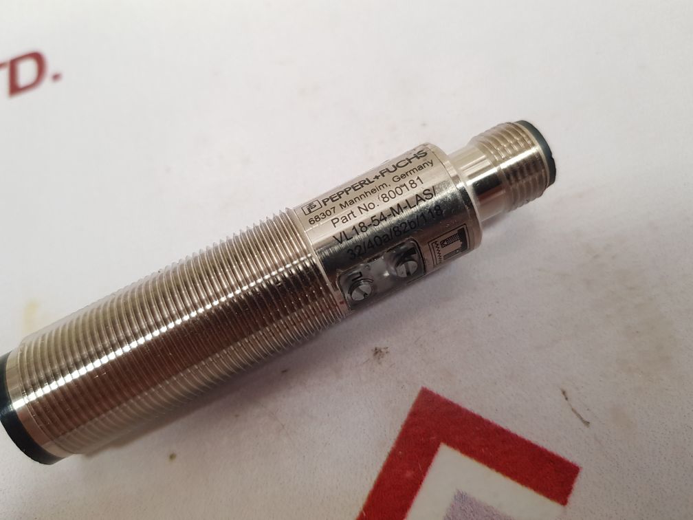 Pepperl+Fuchs 800181 Photoelectric Sensor Vl18-54-m-las/32/40A/82B/118