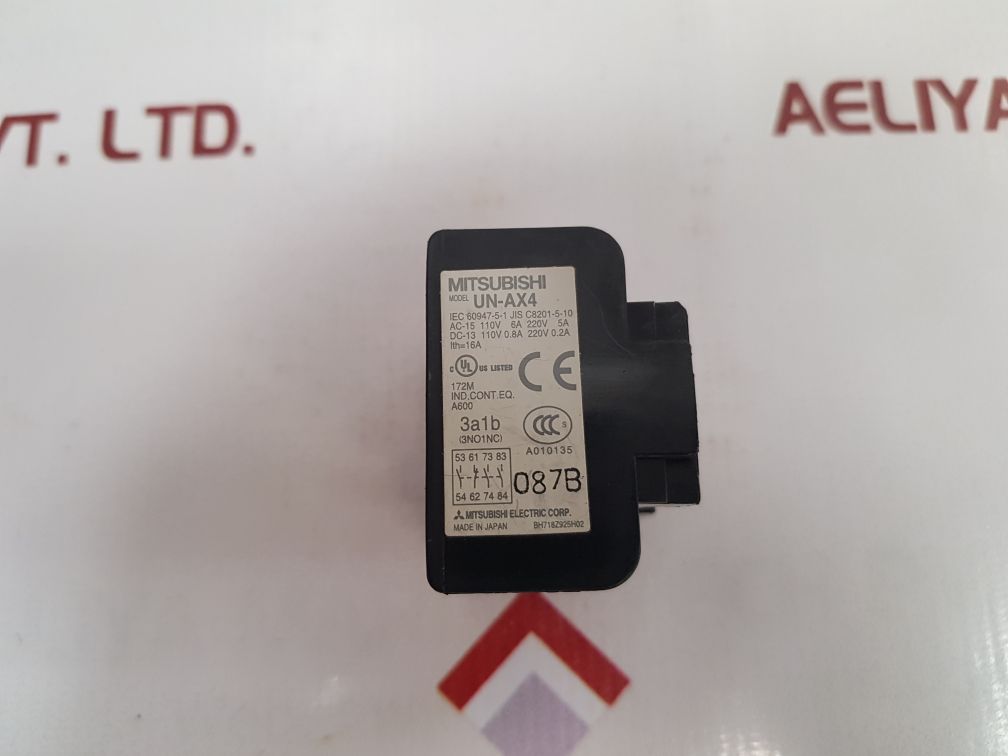 Mitsubishi Un-ax4 Auxiliary Contact Block