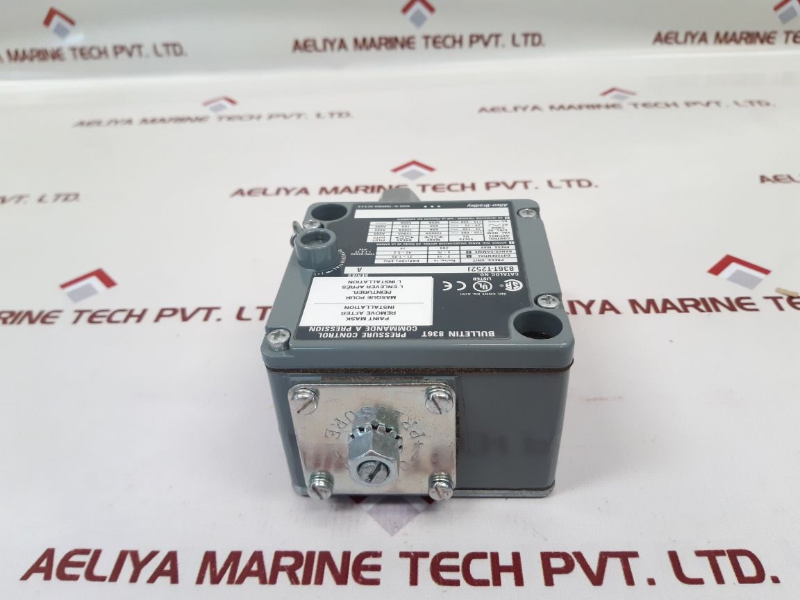 Allen-bradley 836T-t252J Bulletin 836T Pressure Control
