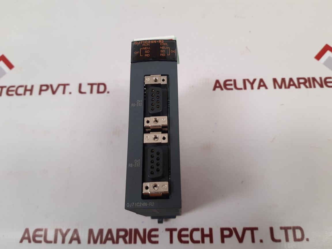 Mitsubishi Qj71C24N-r2 Communication Module
