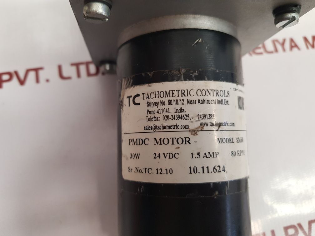 Tachometric Controls Sm60 Pmdc Motor