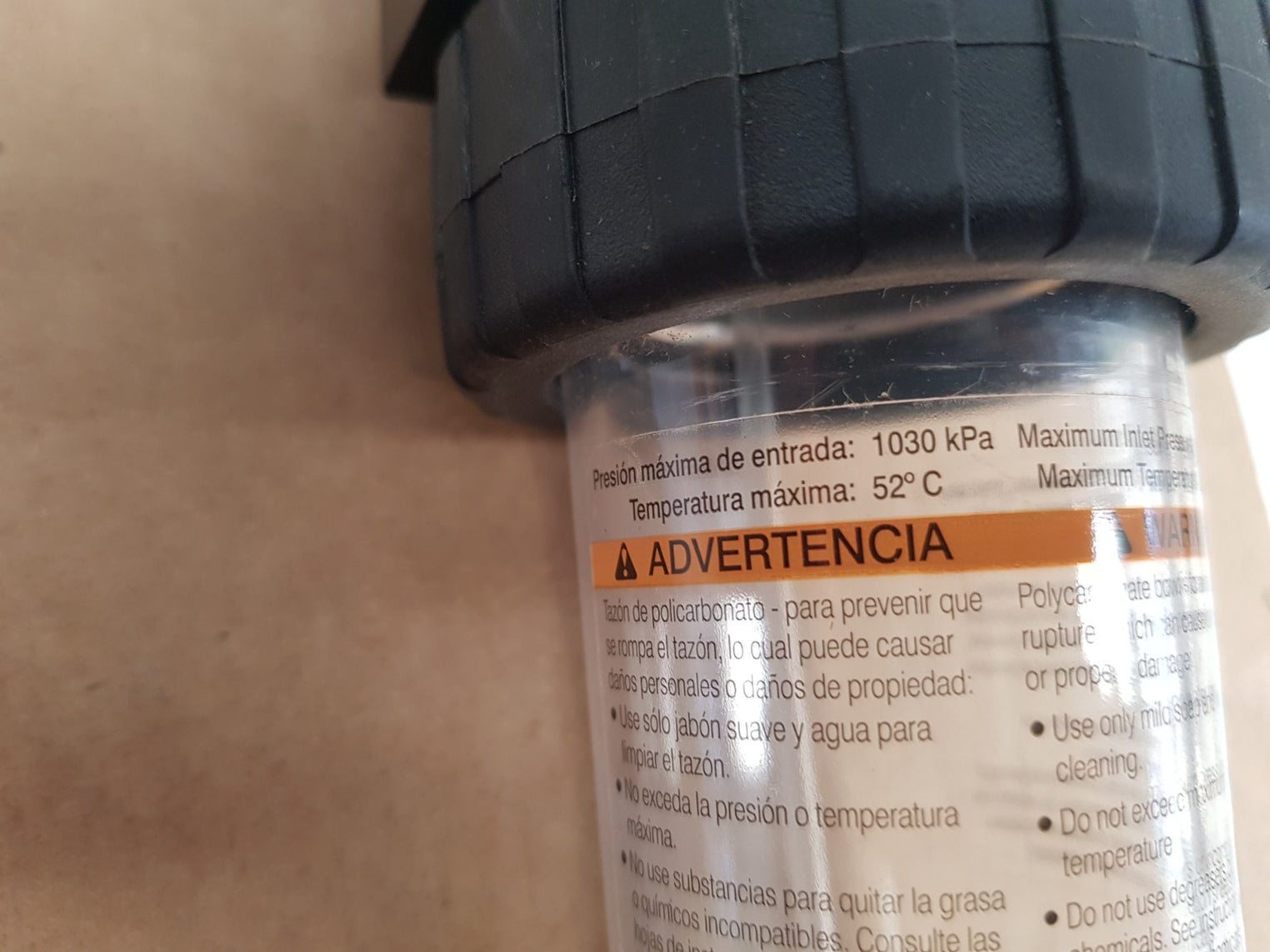 Parker 06l11be pneumatic lubricator