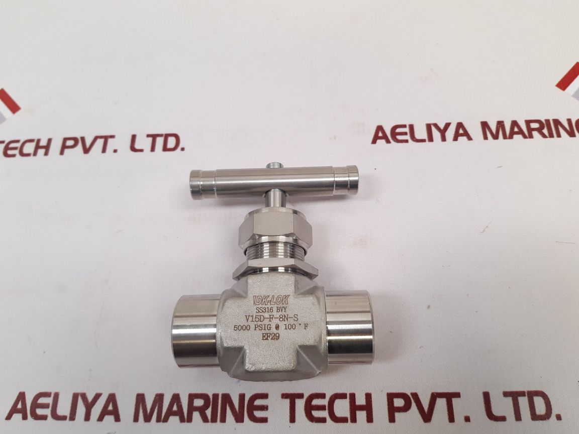 Dk-lok Ss316 Bvy Ball Valve V15D-f-8N-s
