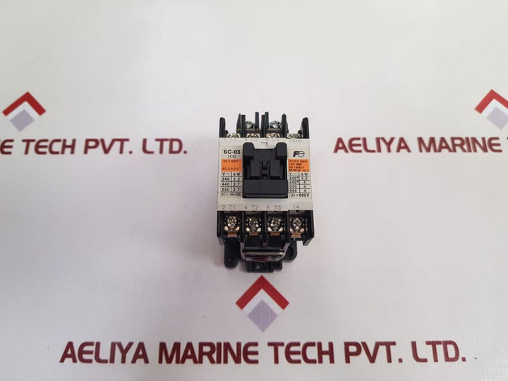 Fuji Electric Sc11Aa Magnetic Contactor Sc-03