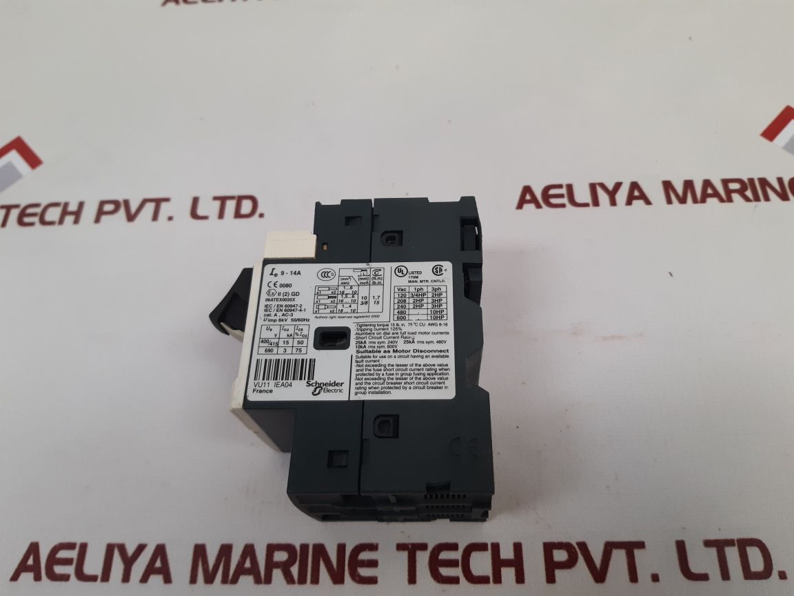 Telemecanique Gv2Me16 / 9-14A Motor Circuit Breaker