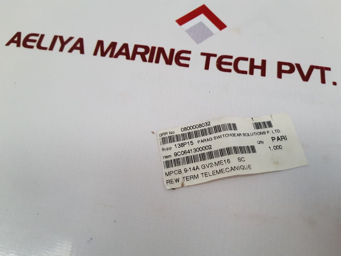 Telemecanique Gv2Me16 / 9-14A Motor Circuit Breaker