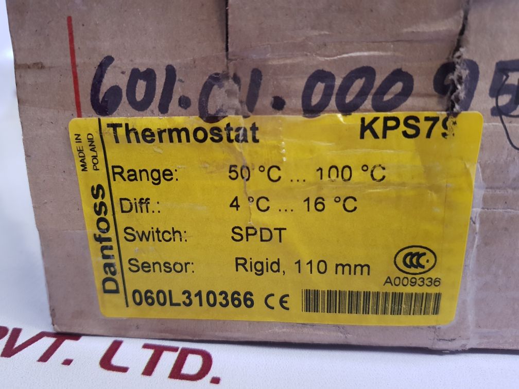 Danfoss Kps 79 Thermostat 060L3103