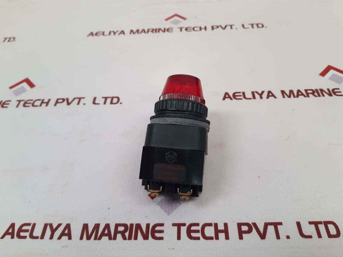 Set Of 2X Allen Bradley 40171-002-01 Red Pilot Light 