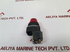 Set Of 2X Allen Bradley 40171-002-01 Red Pilot Light 