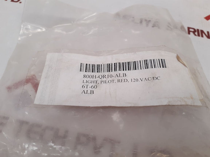 Set Of 2X Allen Bradley 40171-002-01 Red Pilot Light 