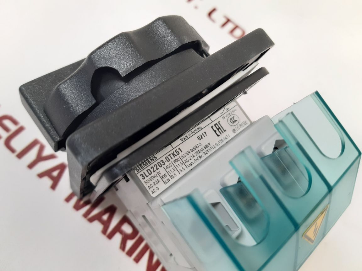 Siemens 3Ld2203-0Tk51 Main And Emergency Off Switch