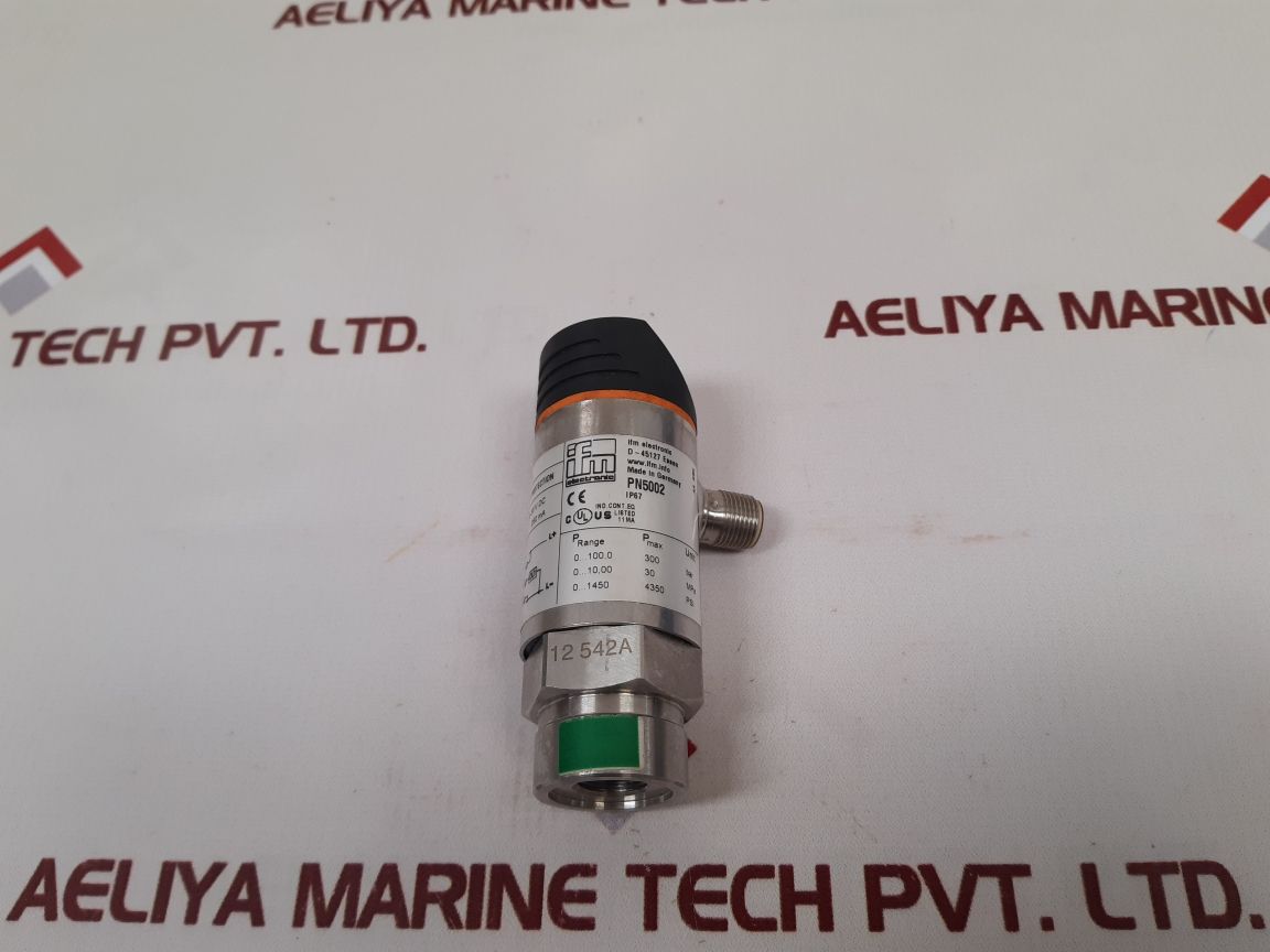 Ifm Electronic Pn5002 Pressure Sensor 
