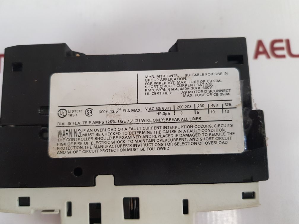 Siemens 3Rv1421-1Ka10 Circuit Breaker