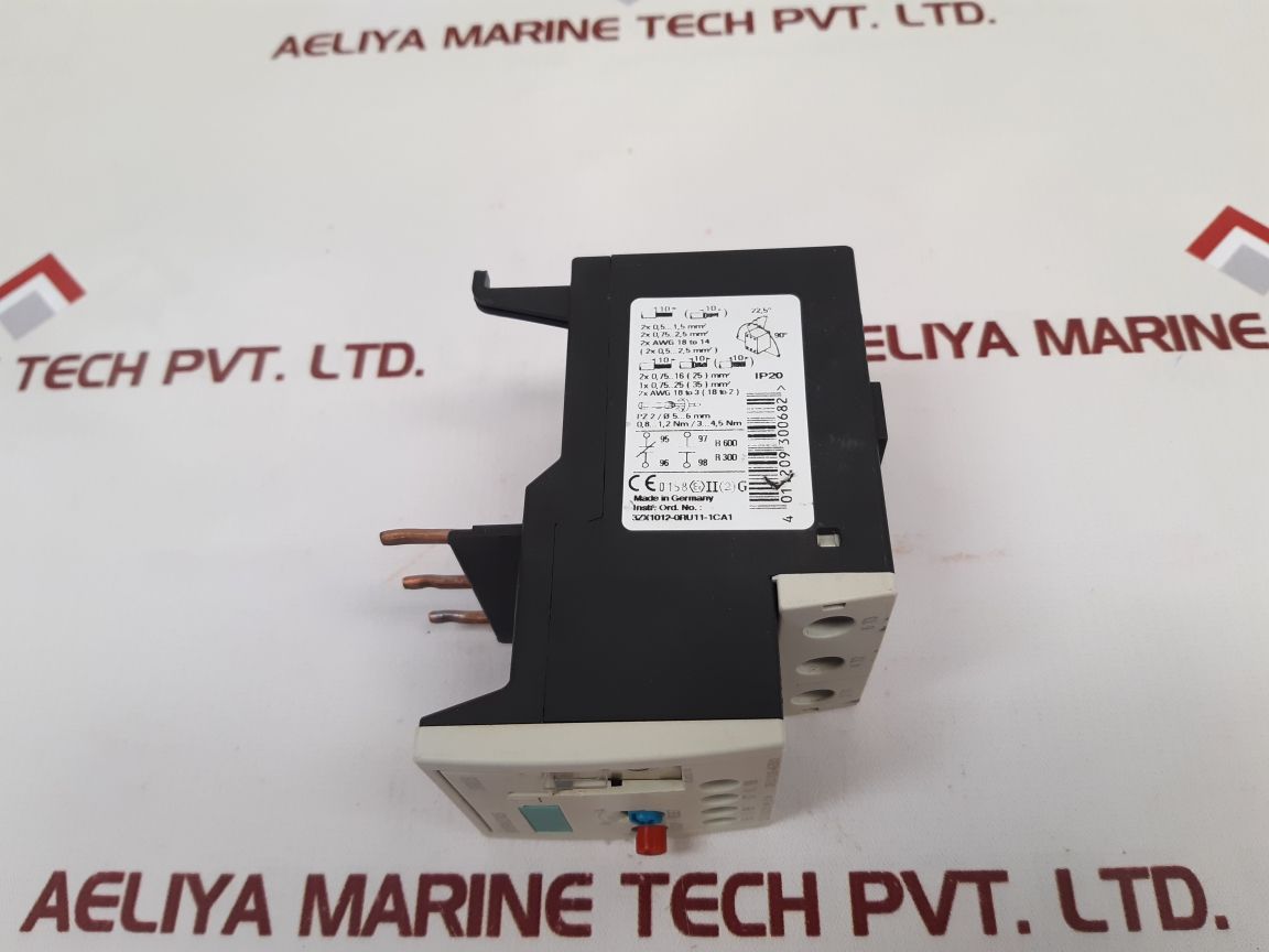 Siemens 3Ru1136-4Gb0 Overload Relay