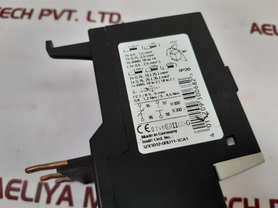 Siemens 3Ru1136-4Gb0 Overload Relay