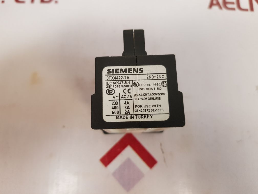 Siemens 3Tx4422-2A Auxiliary Switch Block