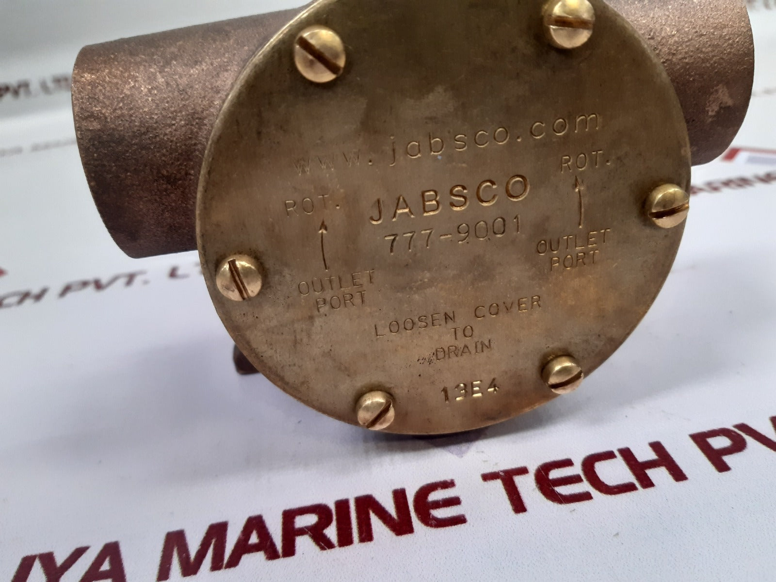 Jabsco 777-9001 Bronze Pedestal Pump 