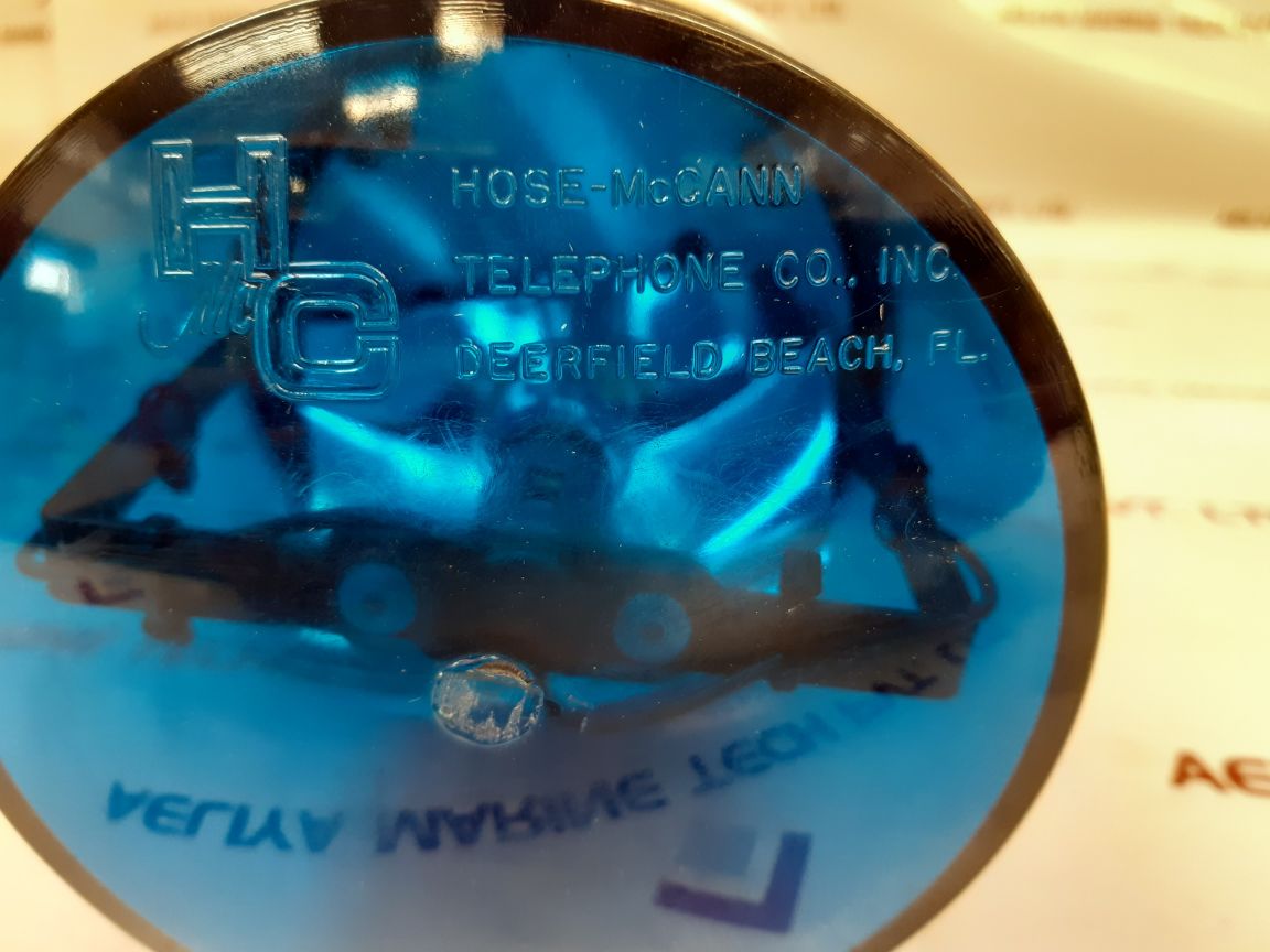 Hose-mccann 870-120 Blue Rotating Beacon Light 