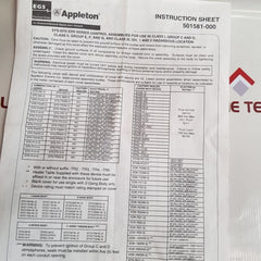 Appleton 502871 Push Button Switch Efdcb150U2-app