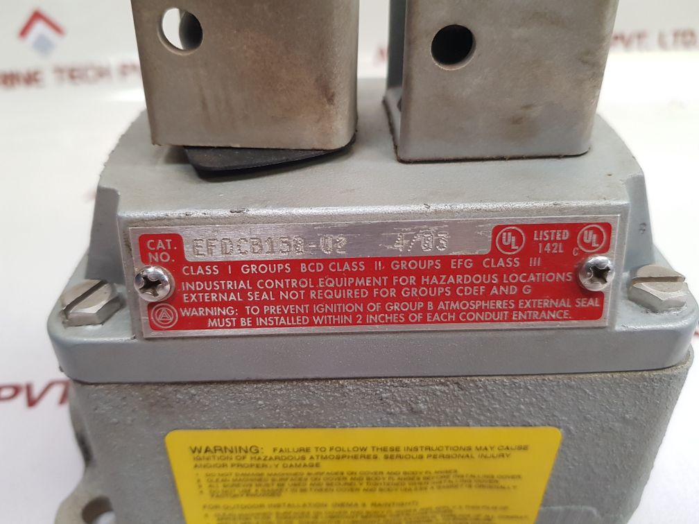 Appleton 502871 Push Button Switch Efdcb150U2-app